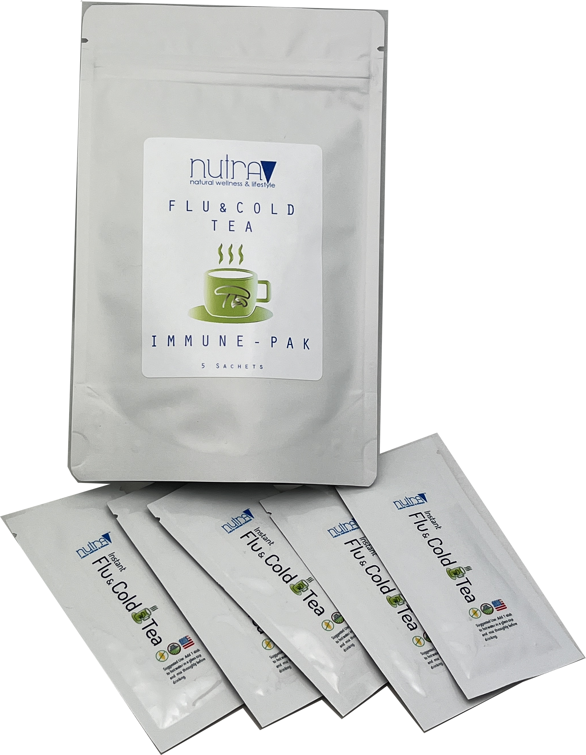 Instant Flu & Cold Tea | Warming Botanical Tea (5 Day)